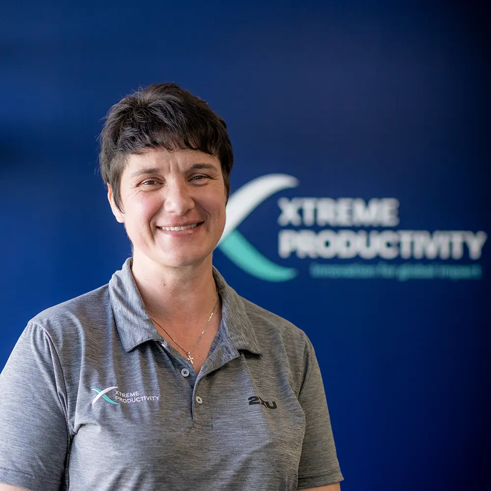 Sonja Binks from Xtreme Productivity finance solutions, smiling at camera