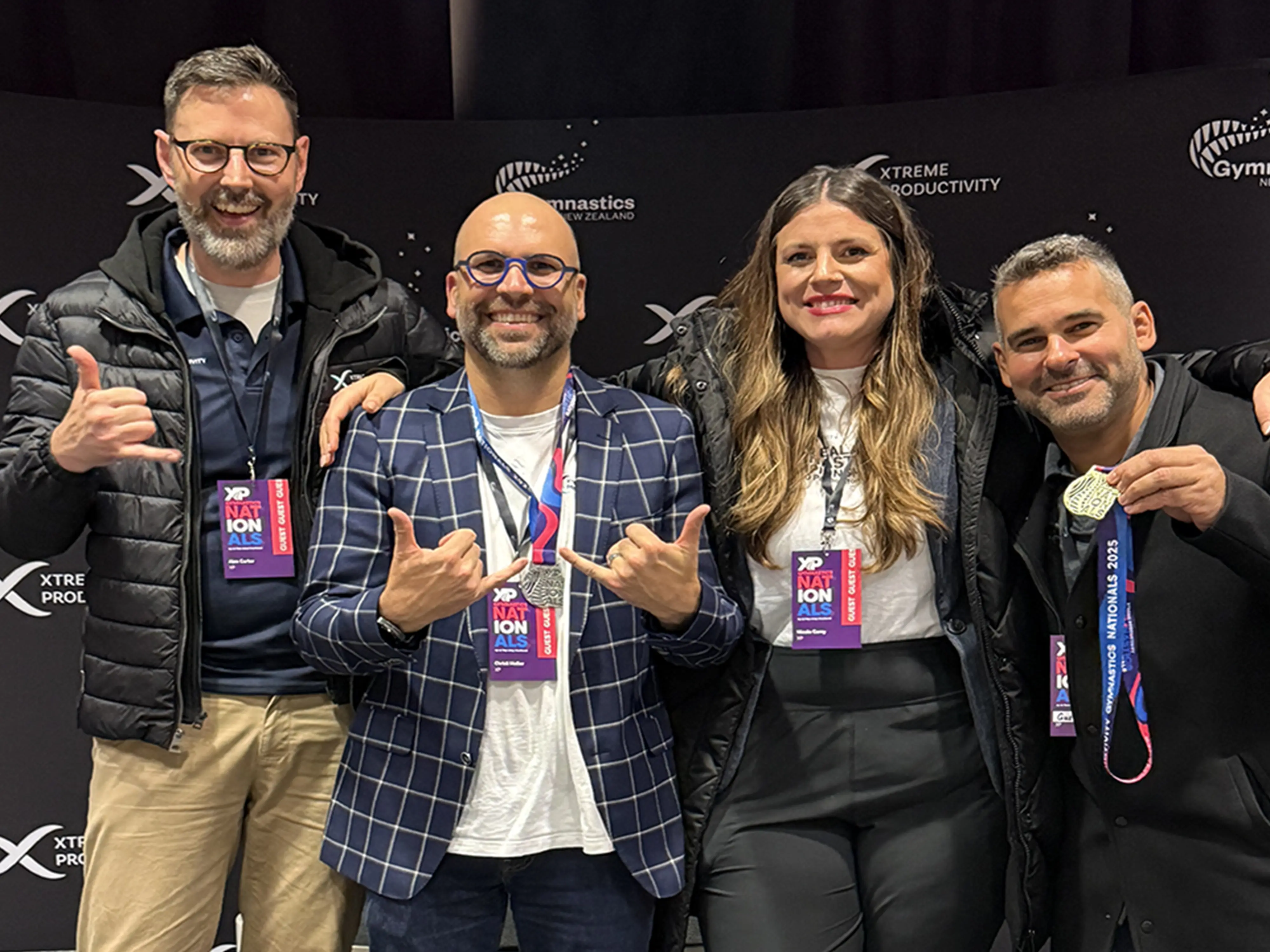 the xtreme productivity team at the xtreme productivity gymnastics nationals nationals 2025